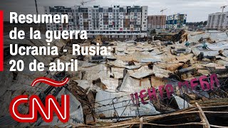 Resumen en video de la guerra Ucrania  Rusia 20 de abril [upl. by Bernard962]