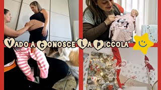 Vlogmas11Avevo predetto tutto🤩🥰Vado a conoscere la bimba di mia cuginaelfi combina guai [upl. by Ellessig346]