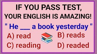 English Grammar Quiz Challenge ✍️ If You Pass This Test You Are Amazing in English [upl. by Mainis216]