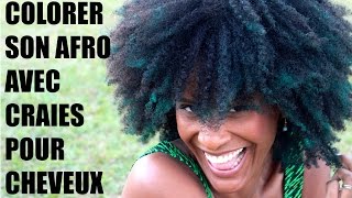 Comment colorer ses cheveux afrocrépus naturels à la craie [upl. by Mauretta249]