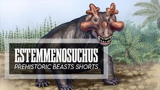 Estemmenosuchus  Early Omnivorous Therapsid [upl. by Nesnaj]