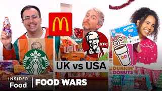 US vs UK Christmas Special 2023  Food Wars  Insider Food [upl. by Gans564]