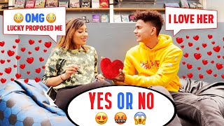 Valentine’s Day Proposal LuckyTVNow Ft SomyaDaundkar [upl. by Nayra]