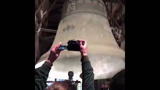 ST Peters Bell Ringing Close UP Cologne Cathedral [upl. by Evad]