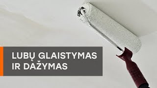 Lubų glaistymas ir dažymas [upl. by Krebs464]