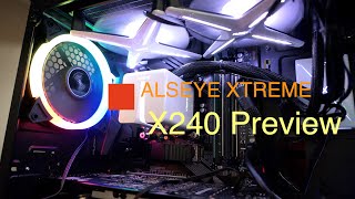 ALSEYE XTREME X240 CPU COOLER PREVIEW [upl. by Sherburn]