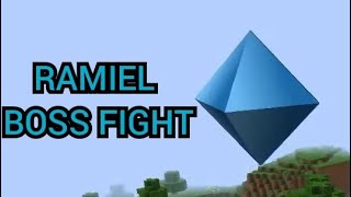 Minecraft Ramiel Boss Fight  119 Datapack [upl. by Yelsnit595]