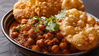 Delicious Cholle Bhature Recipe  Authentic IndianCuisine FoodLovers [upl. by Miza692]