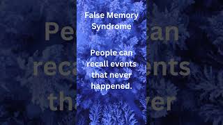 False Memory Syndrome Unveiling the Truth  mindset facts psychology shortsviral trending [upl. by Esimehc]