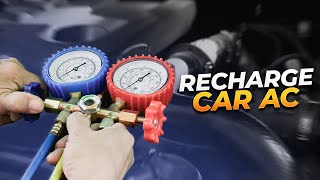 Recharging your cars AC System [upl. by Cameron]