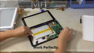 How to Repair CrackedBroken Digitizer Touch Screen for Tablet PC [upl. by Lebasile27]