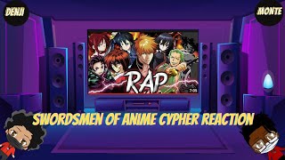 SWORDSMEN OF ANIME CYPHER  RAPKNIGHT ft Shwabadi HalaCG Connor Quest 954mari REACTION [upl. by Dunton]