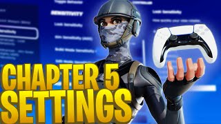 NEW Best Fortnite Chapter 5 Controller Settings  Sensitivity for 2024 XboxPS5PC [upl. by Ennylyak]