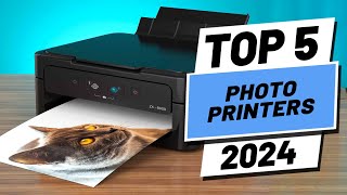 Top 5 BEST Photo Printers in 2024 [upl. by Llahsram]