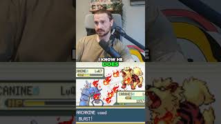 Epic Pokémon Battle Arcanine Showdown with Blaine pokemonfirerednuzlocke pokemon [upl. by Nerland913]