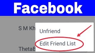 Facebook Use Edit Friend List And Select Close FriendsFamilyAcquaintancesUnnamedList Restricted [upl. by Meehaf730]