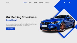 How To Make A Website Using HTML amp CSS [upl. by Kcolttam]