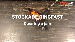 Ringfast Pneumatic Ring Tool  How to Clear a Jam [upl. by Salokcin]