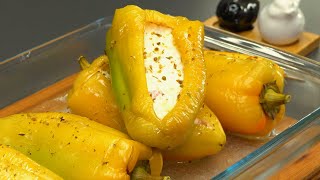 The most delicious recipe for stuffed peppers my friend from Spain Very tasty and easy [upl. by Notyep]