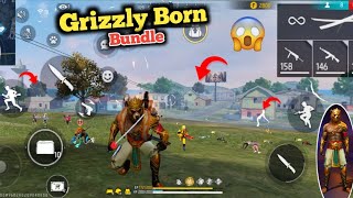 40 Kills 💪 New Bundle  Grizzly Born⚡ Solo vs Squad Full Gameplay 🔥 Grizzly Bear 🐻  FREEFIRE [upl. by Mochun968]