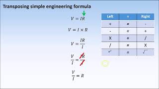 Transposing of Formula [upl. by Adnarahs]