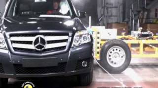 Euro NCAP  Mercedes Benz GLK  2010  Crash test [upl. by Yelhak19]