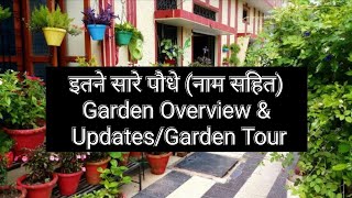 इतने सारे पौधे नाम सहितGarden Overview amp UpdatesGarden Tour [upl. by Yona]