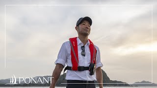 Ryo Ijichi expedition leader and Japanese expedition cruise designer  PONANT [upl. by Lirret141]