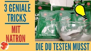 3 geniale Tricks mit Natron für Haushalt Wäsche und Genuss [upl. by Sander]