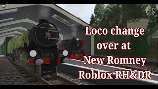 Loco Change Over At New Romney  Roblox RHampDR [upl. by Yi]