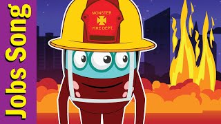 I Want To Be A Firefighter  Jobs amp Occupations  Fun Kids English [upl. by Sakmar]