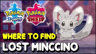 Pokemon Sword amp Shield LOST MINCCINO Location in Motostoke Throat spray Location [upl. by Vera]