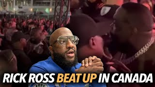 Rick Ross Security Team Destroyed At Vancouver Canada After Playing Kendricks They Not like Us 😩 [upl. by Ittocs100]