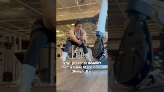 Deadlifts from a cable machine fittips gymworkout [upl. by Zola370]