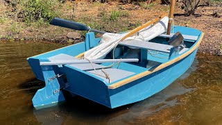 Building a Wooden Flat Bottom Boat 2024 [upl. by Santini]