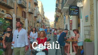 🇮🇹 Cefalù Sicily Italy IT 2021 walking tour [upl. by Mazman]