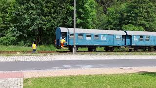 Stützerbach Bahnhof Zusammenstellung der Waggons zur Abfahrt vom Theaterzug quotDas Letzte Kleinodquot [upl. by Ikkela153]