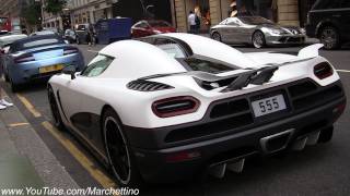 Koenigsegg Agera R Engine Start and Driving [upl. by Salisbury181]