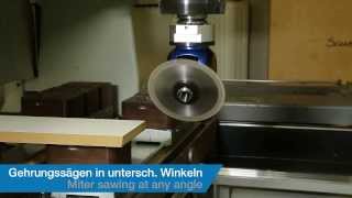 WOOD  BENZ Schwenkaggregat  Adjustable Angle Head FLEX [upl. by Einnoj172]