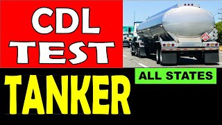 CDL Prep Test TANKER Questions and Answers [upl. by Ammadas]