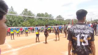 sidlaghatta vs chintamani  PUC District level volleyball 202223  Finals  1st set best of 3 [upl. by Atiraj]