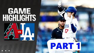 Arizona Diamondbacks vs Los Angeles Dodgers Part 1 Game Hightlights Aug 30 2024  MLB Highlights [upl. by Etessil202]