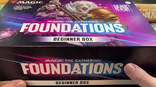 Foundations Beginners Box Opening Is It Good For Beginners Magic The Gathering MTG FDN Unboxing [upl. by Irfan]