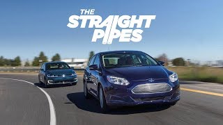 2017 Volkswagen eGolf vs Ford Focus Electric Maximum Range Challenge [upl. by Inaja]