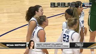 Maddy Siegrist reaches 1000 PTS in a single season 🙌  ESPN College Basketball [upl. by Fita497]