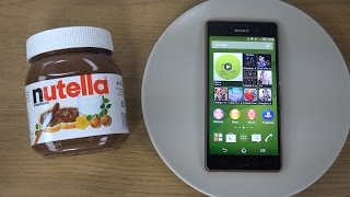 Sony Xperia Z3 Nutella  Test 4K [upl. by Llirrehs898]