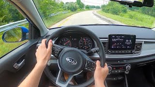 2021 Kia Rio Hatchback S  POV Test Drive Binaural Audio [upl. by Gaudette]