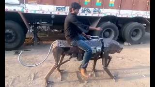 mechanical walking lion robot Indian robot Made in india [upl. by Elcin]