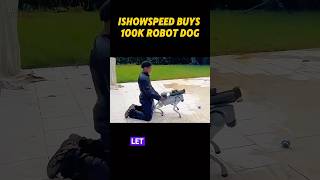 Robot Dog Gone Wrong iShowSpeed’s Fiery Encounter 🐕‍🔥😲 shorts ishowspeed [upl. by Eeliak]