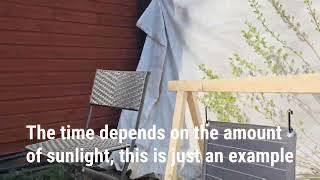 How long does it take a 21W foldable solar panel to charge [upl. by Saeger79]